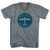 Atletico Aviacion De Madrid Roundel Tri-Blend V-neck Womens Junior Cut T-shirt - Athletic Grey