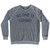 No One Is Coming Adult Tri-Blend Sweatshirt - Athletic Grey
