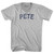 Pete Adult Tri-Blend V-neck T-shirt - Cool Grey