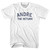 Andre The Return Womens Cotton Junior Cut T-Shirt - White