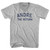 Andre The Return Adult Cotton V-neck T-shirt - Grey Heather