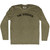 The Woodies Adult Tri-Blend Long Sleeve T-shirt - Military Green