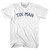 Tin Man Adult Cotton T-shirt - White