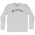 Be The Ball Adult Cotton Long Sleeve T-shirt - Grey Heather