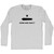 Come And Take It Adult Cotton Long Sleeve T-shirt - Grey Heather