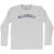 Allegedly Adult Cotton Long Sleeve T-shirt - Grey Heather