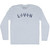 L-I-V-I-N Adult Tri-Blend Long Sleeve T-shirt - Athletic White