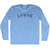 L-I-V-I-N Adult Tri-Blend Long Sleeve T-shirt - Athletic Blue