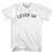 Lever Up Womens Cotton Junior Cut T-Shirt - White