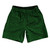Cheetah Two Tone Forest Green Athletic Running Fitness Exercise Shorts 7" Inseam Shorts Made In USA - Forest Green
