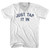 Just Tap It In Adult Tri-Blend V-neck T-shirt - White