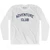 Adventure Club Adult Cotton Long Sleeve T-shirt - White