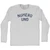Numero Uno Adult Cotton Long Sleeve T-shirt - Grey Heather