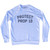 Protect Prop 13 Adult Tri-Blend Sweatshirt - White