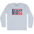 Reagan Bush 84 Adult Tri-Blend Long Sleeve T-shirt - Athletic White
