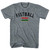 Hungary Fistball Country Flag Adult Tri-Blend T-shirt - Athletic Grey