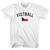 Czech Republic Fistball Country Flag Adult Cotton T-shirt - White