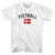 Denmark Fistball Country Flag Womens Cotton Junior Cut T-Shirt - White