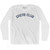 Chess Club Adult Cotton Long Sleeve T-shirt - White