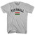 Hungary Fistball Country Flag Adult Cotton T-shirt - Grey Heather