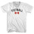 Canada Fistball Country Flag Adult Tri-Blend V-neck T-shirt - White