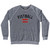 Austria Fistball Country Flag Adult Tri-Blend Sweatshirt - Athletic Grey