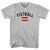 Austria Fistball Country Flag Adult Cotton T-shirt - Grey Heather