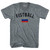 Russia Fistball Country Flag Adult Tri-Blend V-neck T-shirt - Athletic Grey