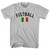 Italy Fistball Country Flag Adult Cotton T-shirt - Cool Grey