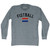 Netherlands Fistball Country Flag Adult Tri-Blend Long Sleeve T-shirt - Athletic Grey