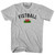 Wales Fistball Country Flag Youth Cotton T-shirt - Grey Heather
