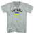 Ukraine Fistball Country Flag Adult Tri-Blend V-neck T-shirt - Athletic Cool Grey