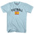 Spain Fistball Country Flag Adult Cotton T-shirt - Light Blue