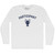 Participant Trophy Adult Cotton Long Sleeve T-shirt - White