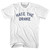 Hate The Drake Womens Cotton Junior Cut T-Shirt - White