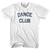 Dance Club Womens Cotton Junior Cut T-Shirt - White