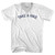 Take A Hike Adult Tri-Blend V-neck T-shirt - White