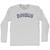 Dingus Adult Cotton Long Sleeve T-shirt - Grey Heather