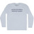 End The US Military Industrial Complex Rage Font Adult Tri-Blend Long Sleeve T-shirt - Athletic White