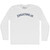 Zihuatanejo Adult Cotton Long Sleeve T-shirt - White
