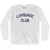 Language Club Adult Cotton Long Sleeve T-shirt - White