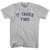 It Takes Two Adult Cotton T-shirt - Grey Heather