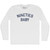 Nineties Baby Adult Cotton Long Sleeve T-shirt - White