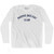 Marine Biology Club Adult Cotton Long Sleeve T-shirt - White