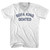 Sofa King Goated Adult Tri-Blend V-neck T-shirt - White