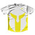 Spartan Running Shirt Track Cross Made In USA - White And Yellow Bright
