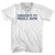 Danger's My Middle Name Adult Tri-Blend V-neck T-shirt - White