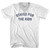Stayed For The Kids Adult Tri-Blend V-neck T-shirt - White