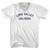 Long Valley Caldera Adult Tri-Blend V-neck T-shirt - White
