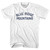 Blue Ridge Mountains Adult Cotton T-shirt - White